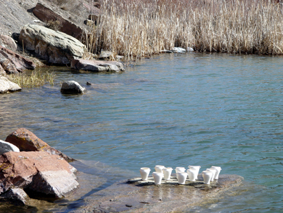 Floating Installation Off I-70, Near Gypsum, Colorado